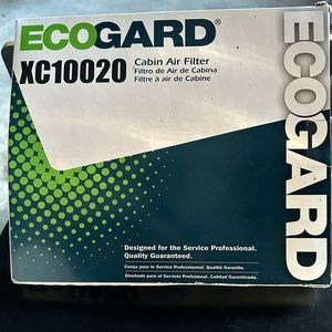 New Ecogard XC10020 cabin air filter